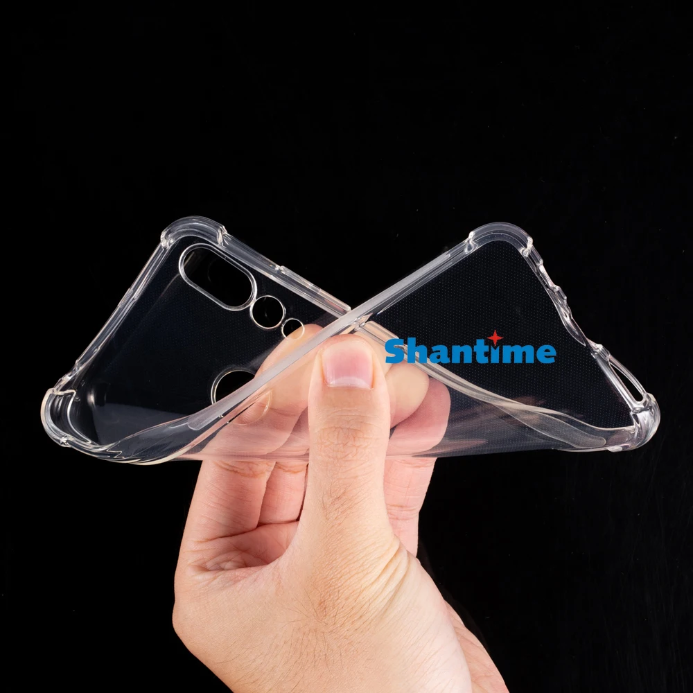 Designed for Lenovo Z5S Case Crystal Clear, Non-Yellowing Military-Grade Drop Protection Slim Shockproof Cover
