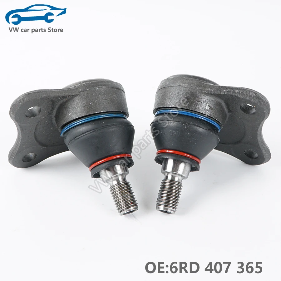 2PCS 1J0407365H 1J0407366H Suspension Control Arm Ball Head For VW Jetta BORA GOLF MK4 Beetle 1J0 407 365 H/366 H