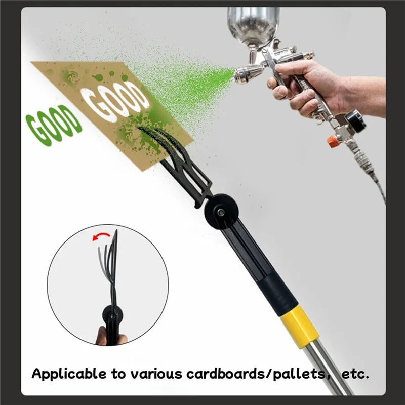 

Y42A-Adjustable Angle Sprayer Shield Holder,Sprayer Paint Shield Holder,Cardboard Sprayer Shield Paint Shield Racks With Pole