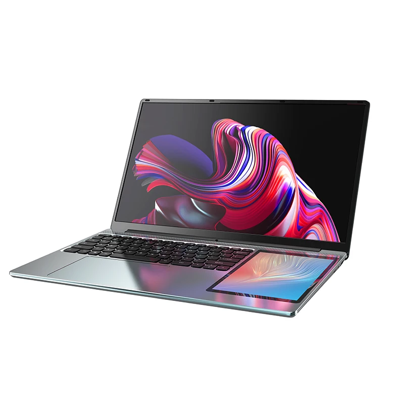 SZBOX DS156 15.6 "كمبيوتر محمول بشاشة مزدوجة Alder Lake-N N100 DDR4 M.2 2280 SSD NVME Windows 11 WIFI BT5.0 كمبيوتر ألعاب مكتبي