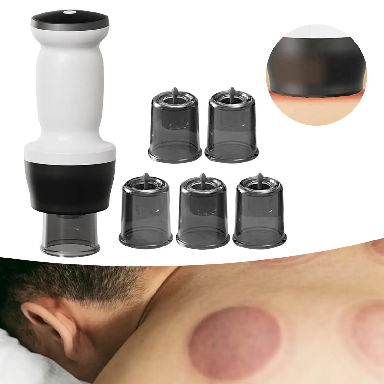 

Electric Cupping Massager Gua Sha Massager for Shoulders Full Body Apartment