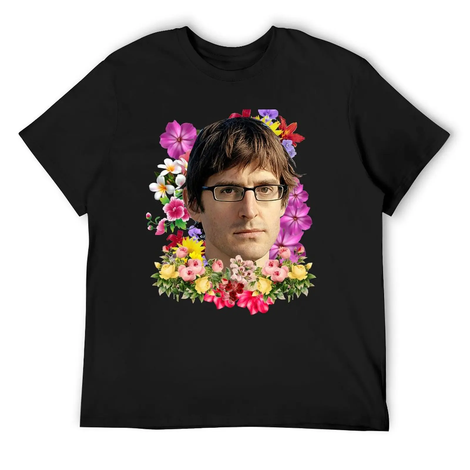 

Louis Theroux Floral T-Shirt Aesthetic clothing cheap stuff heavyweight t shirts for men