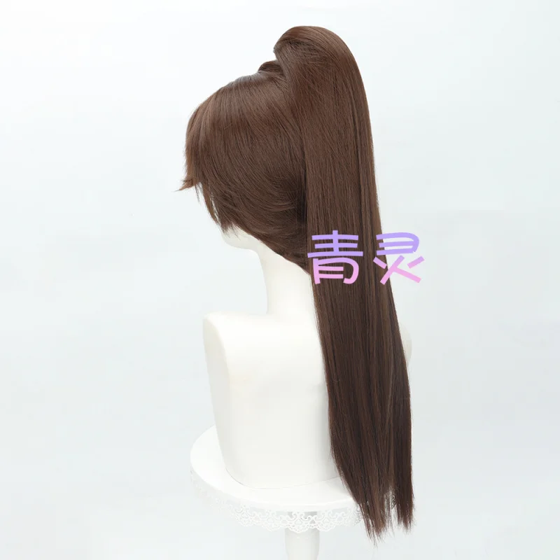 لا حاجة للتشذيب Fox Demon Little Matchmaker No Desire for Power cos شعر مستعار ذو ذيل حصان واحد لمحاكاة فروة الرأس #2