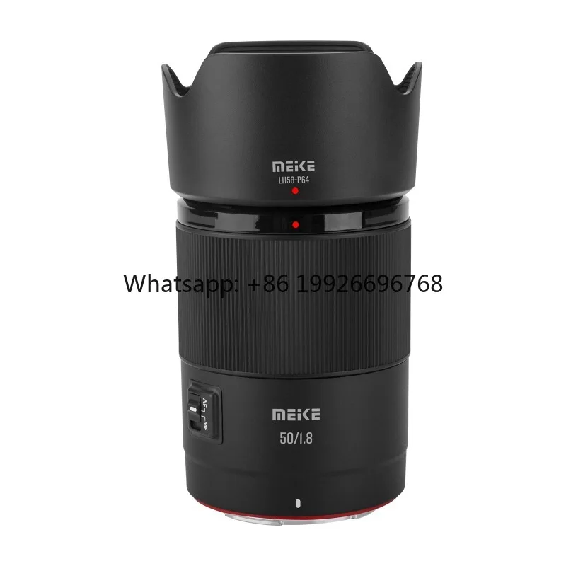 

Объектив MEKE 50mm F1.8 AF с автофокусом, полнокадровый, с большой апертурой для портретной съемки с фиксированным фокусом