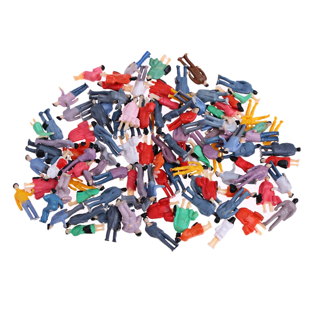 

Фигурки пассажиров людей, модели расписных, уличный макет 1/87