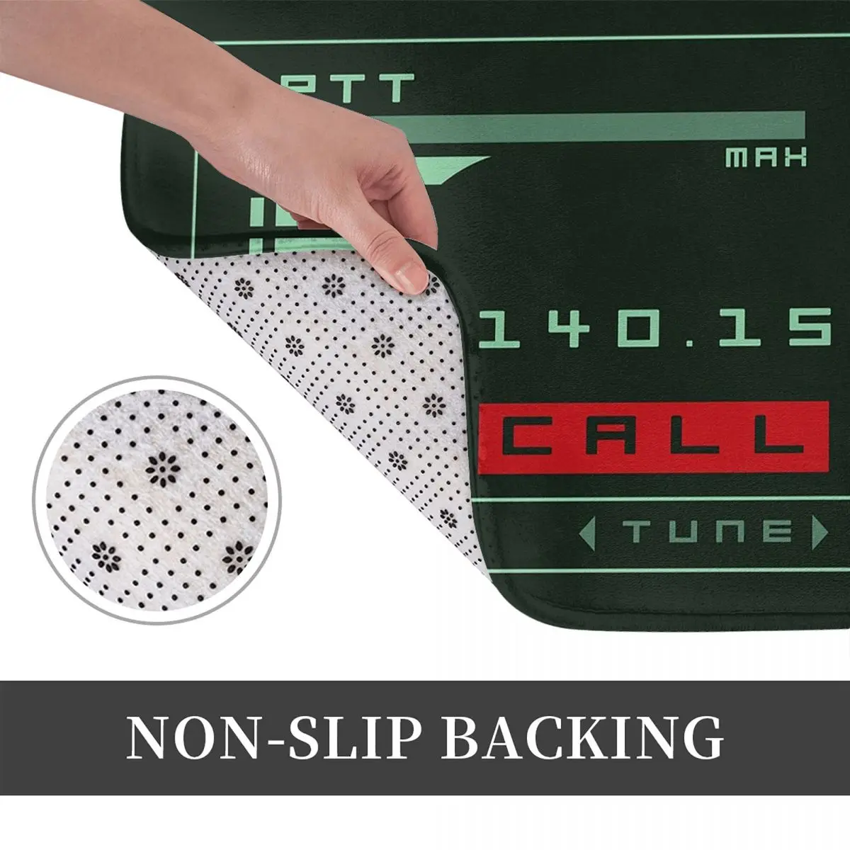 Metal Gear Solid Codec Screen Inspired By Kojima's MGS Anti-slip Doormat Floor Mat Carpet Rug for Kitchen  Bedroom Footpad Mats