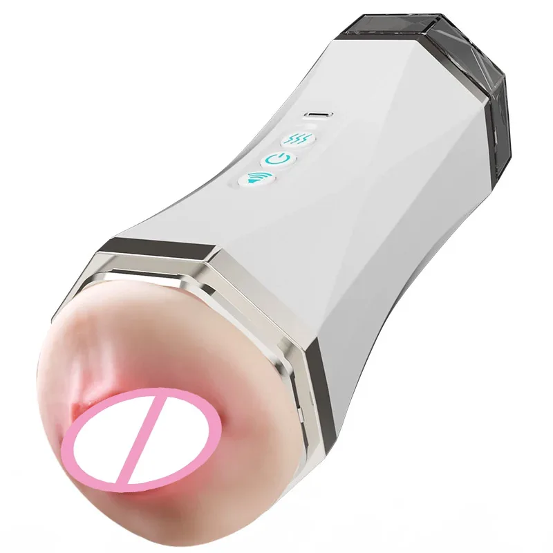 Automatic Masturbators For Men voice interaction Sucking Machine Male Masturbation Cup Realistic Vaginal Sex Toys For Adult 18