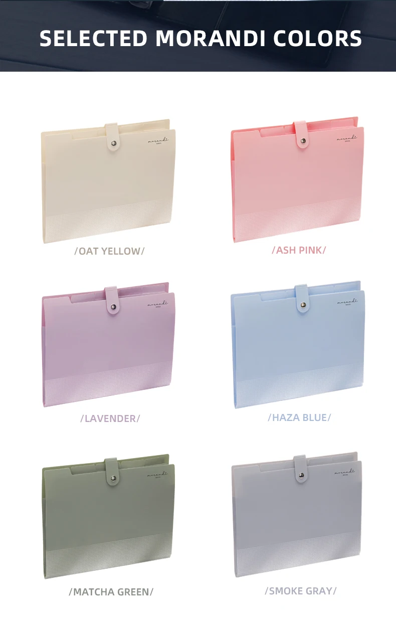Expanding File Folders with 5 Pockets, Accordion File Organizer with Labels, Letter Size, Home School Office Supplies