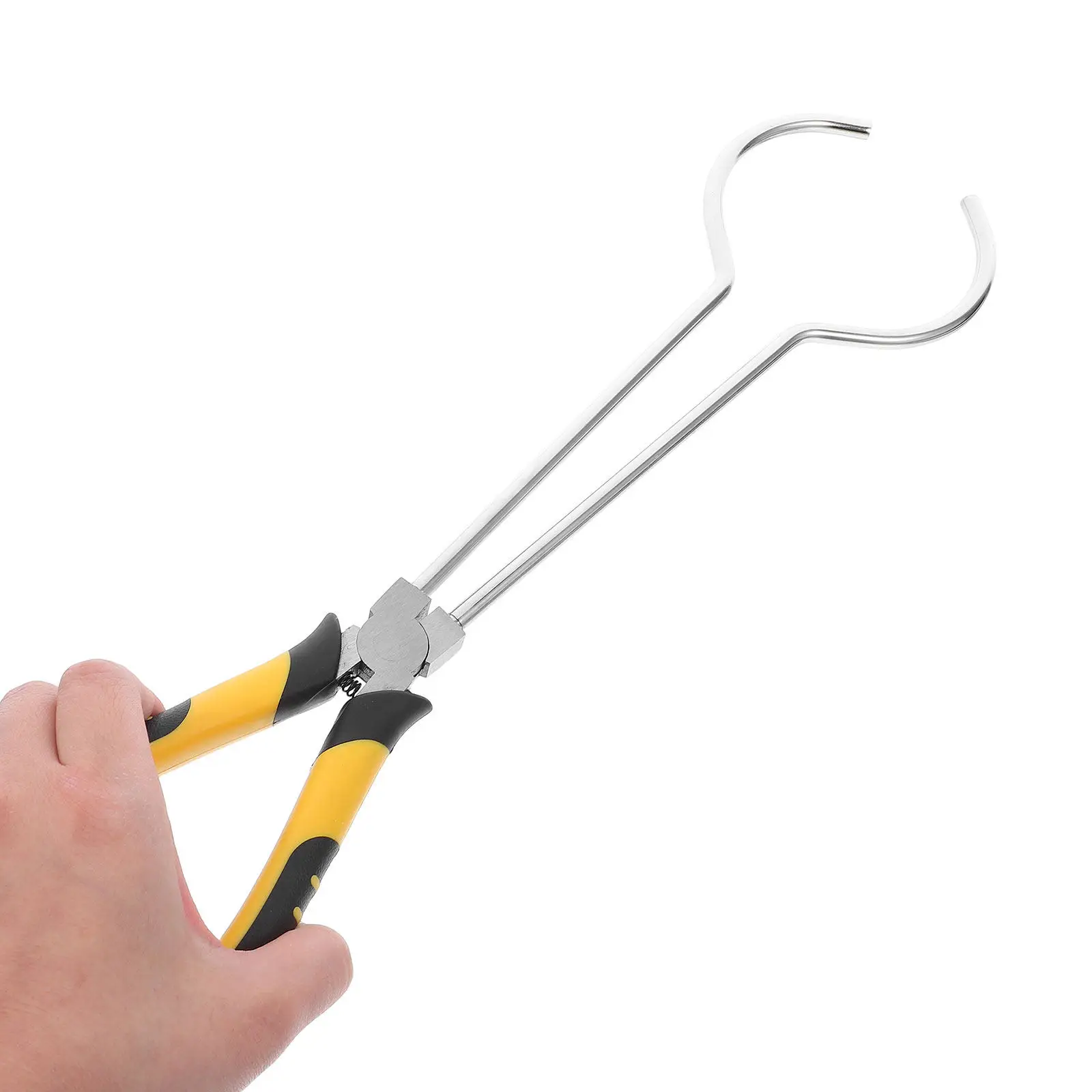 

Crucible Tongs Set for Jewelry Making Gold Refining Metal Casting High Temperature Resistant Ergonomic Long Reach Bent Nose