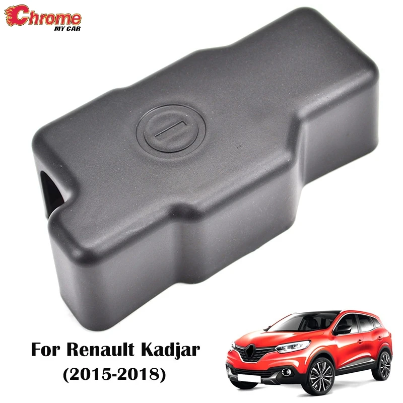 For Renault Kadjar 2015 2016 2017 2018 Engine Battery Anode Negative Electrode Pole Terminal Protective Cover Trim Car Styling