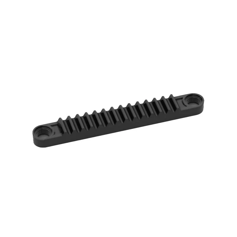 70 Buah Suku Cadang Teknologi 6630 Rak Gigi 1X8 dengan Lubang Batu Bata Blok Bangunan Aksesori Mesin Kompatibel dengan Mainan untuk Anak