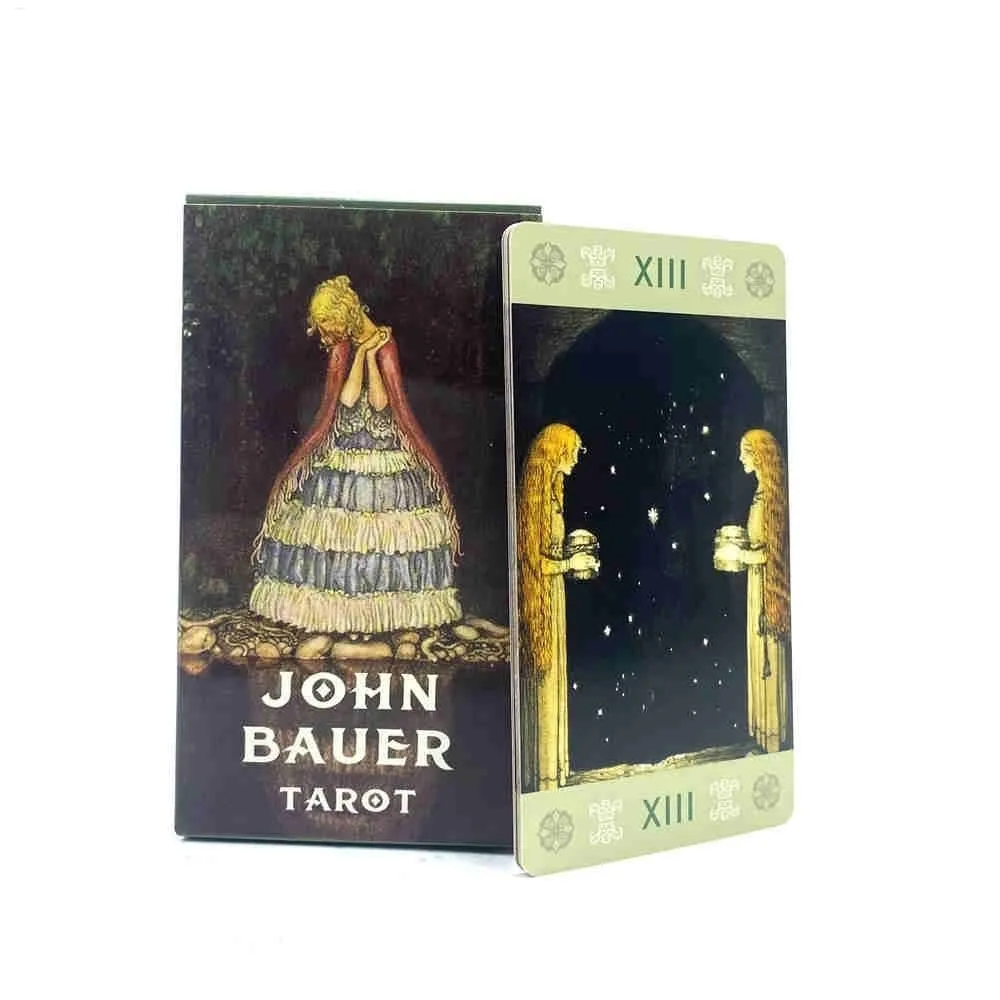 Bauer Tarot Cards A 78 Oracle English Visions Divination Edition Borad Playing Games 11x6cm