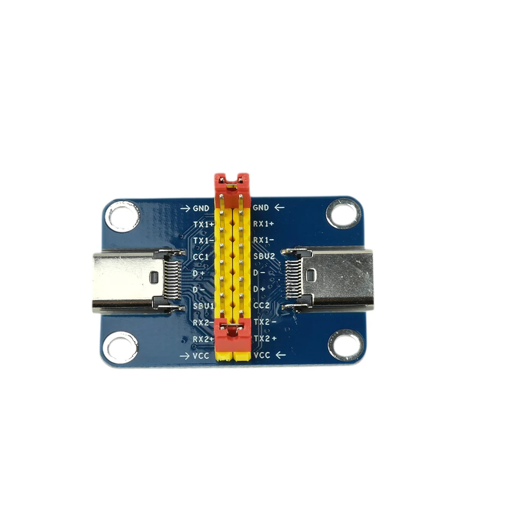 USB 3.1 Typ-C Stecker auf Buchse Test-PCB-Platine Typ C 2,54mm Steckverbinder Buchse für Datenkabel – Detail 7