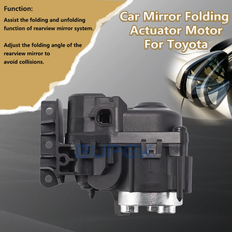 For Toyota Granvia/RAV4 XA50 MK5/Urban Cruiser/Vanguard/Venza Car Power Folding Unit Mirror Actuator Motor R L Easy to install