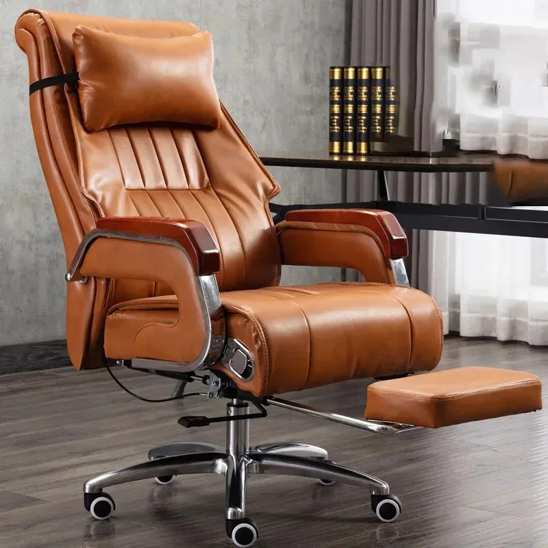 Executive Leather Design Chair Nordic Study Massage Beauty Salon Chair Headboards Outdoor Sedia Ufficio Office Furniture T50BY