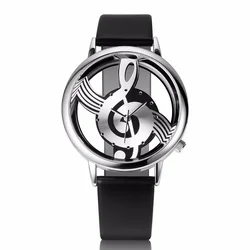 Mode Notation Quarzuhr für Männer Frauen Paar Armbanduhren Schwarz/Weiß PU Lederband Casual Armband Uhr Weibliche Geschenk