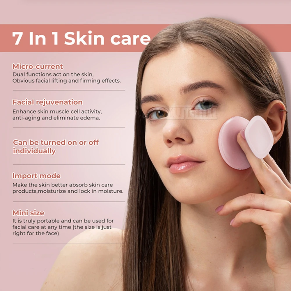 Yunlin Li Home Use Facial 7 Color Light Handheld Neck Beauty Instrument Massager