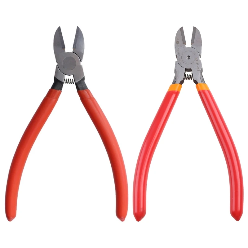 

Flat Nose Pliers with Reset Spring Easy to UseTungsten Steel Cutting Tool