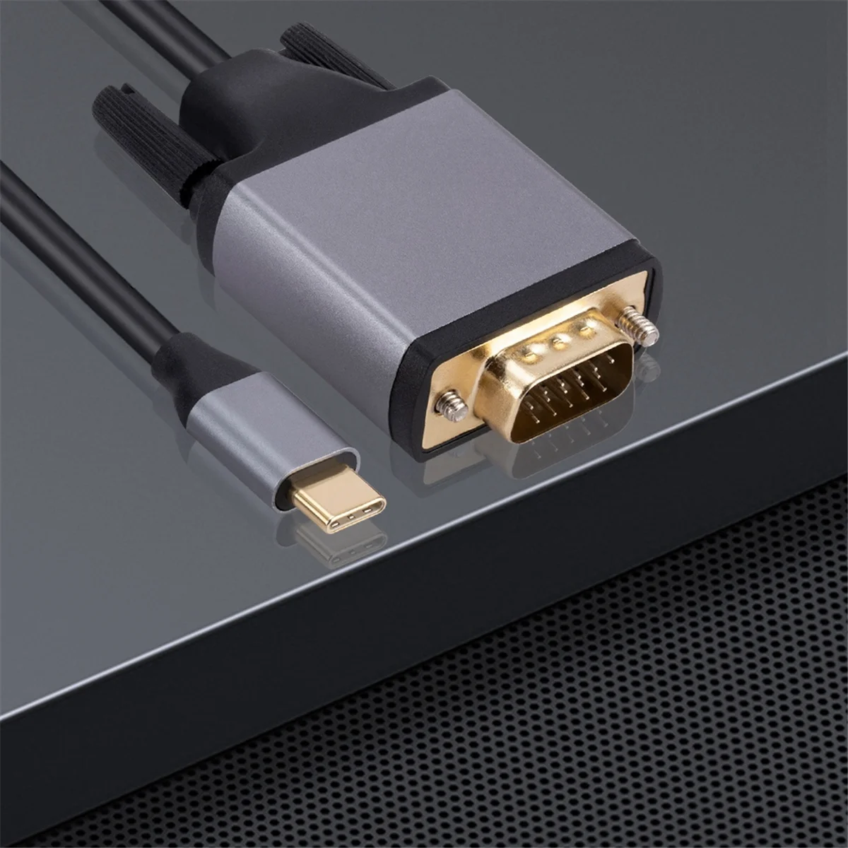 Type C Naar Vga Kabel Usb 3.1 Naar Vga Adapter 10Gbps Hd Scherm Snoer Voor Pc Laptop Monitor