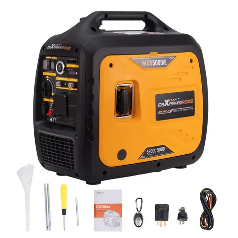 Quiet Generator 5000W Peak Power Electric Remote Start  For camping RV