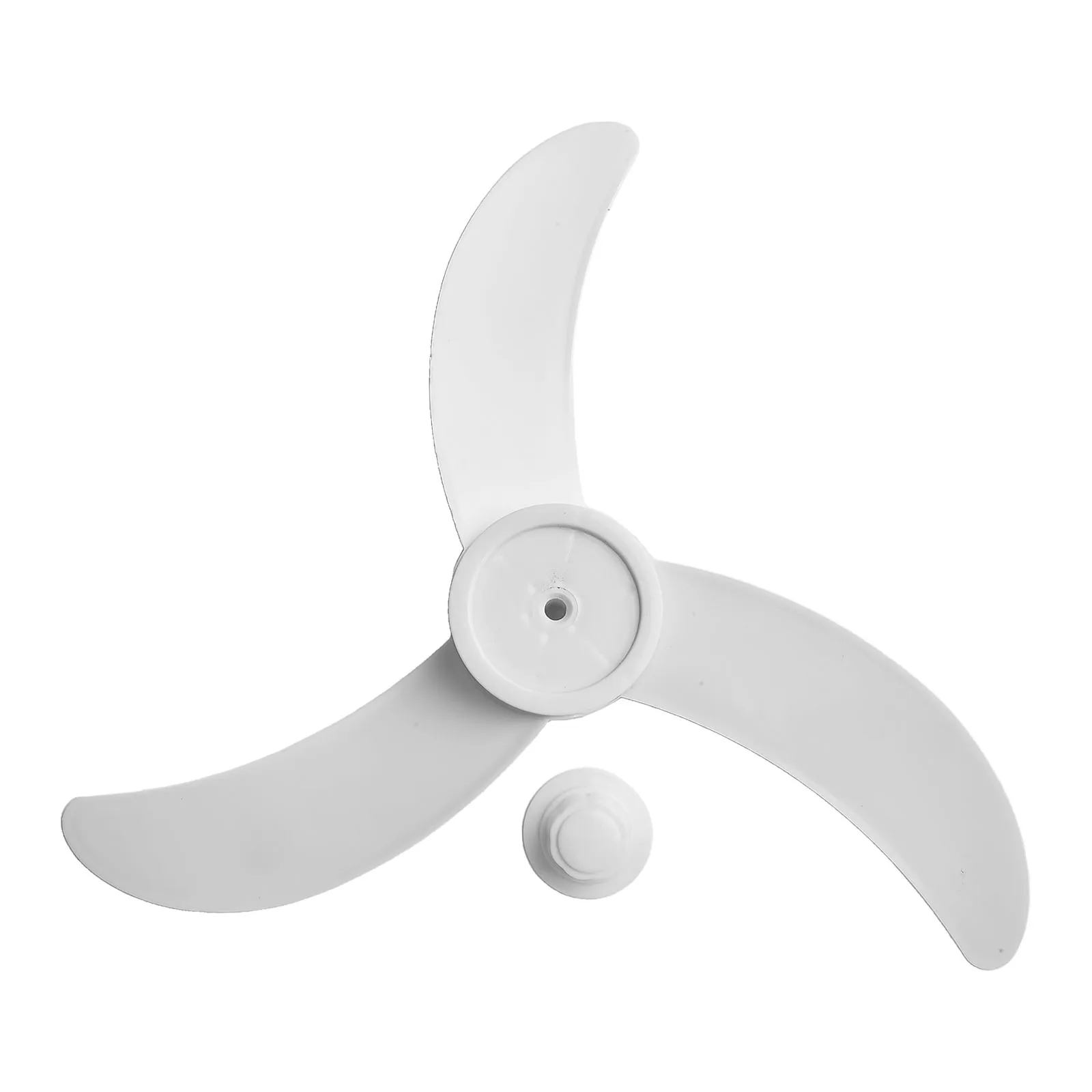 Plastic 18 Inch Fan Replacement Assembly For Standard Electric Fans With 3-Blade Pattern And 8mm Shaft Opening