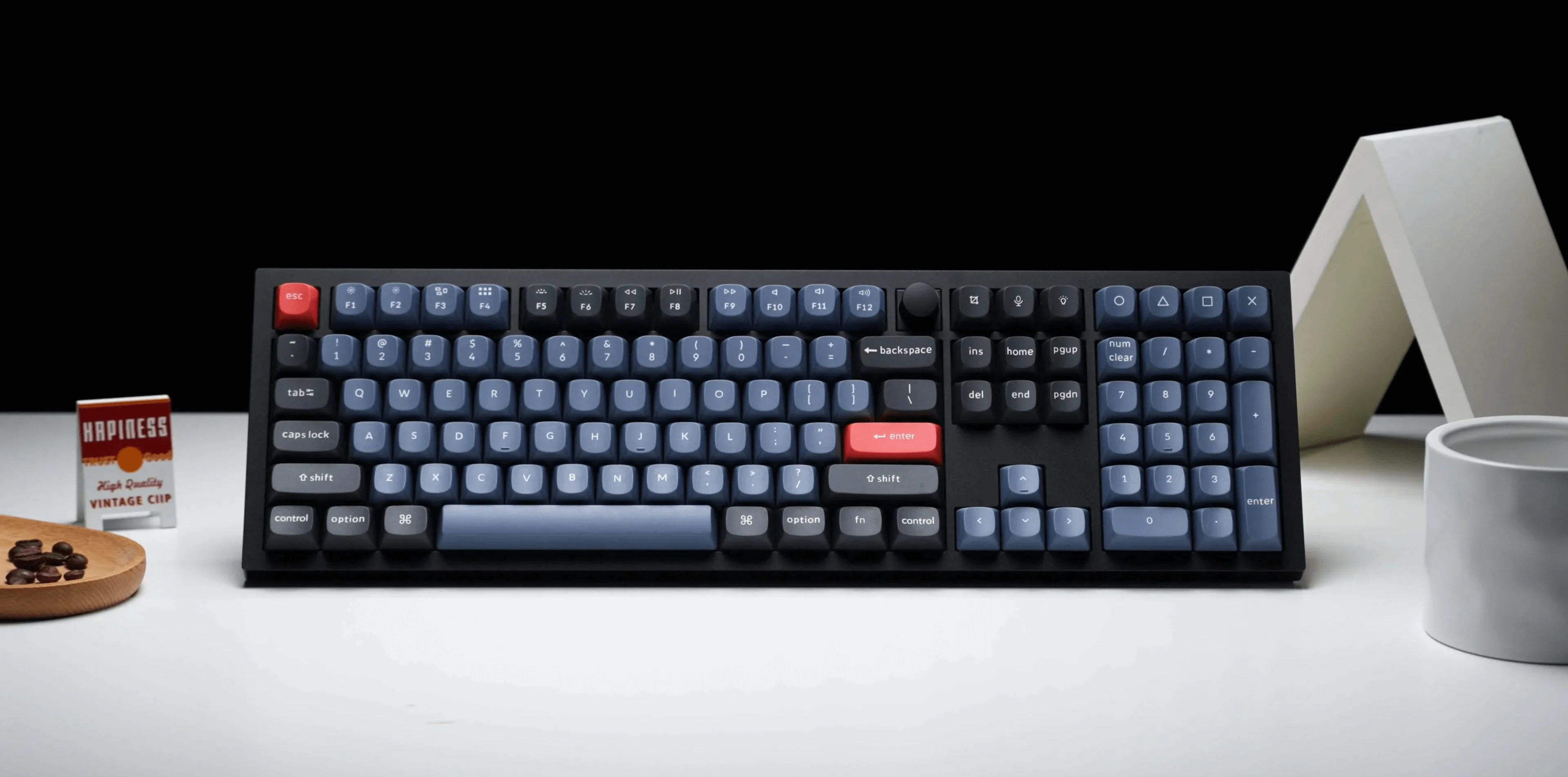 Imagem -06 - Keychron Totalmente Montado Teclado Mecânico Personalizado Gateron g Pro Switch Double-shot Osa Pbt Keycaps Qmk q6 Knob 100 Layout