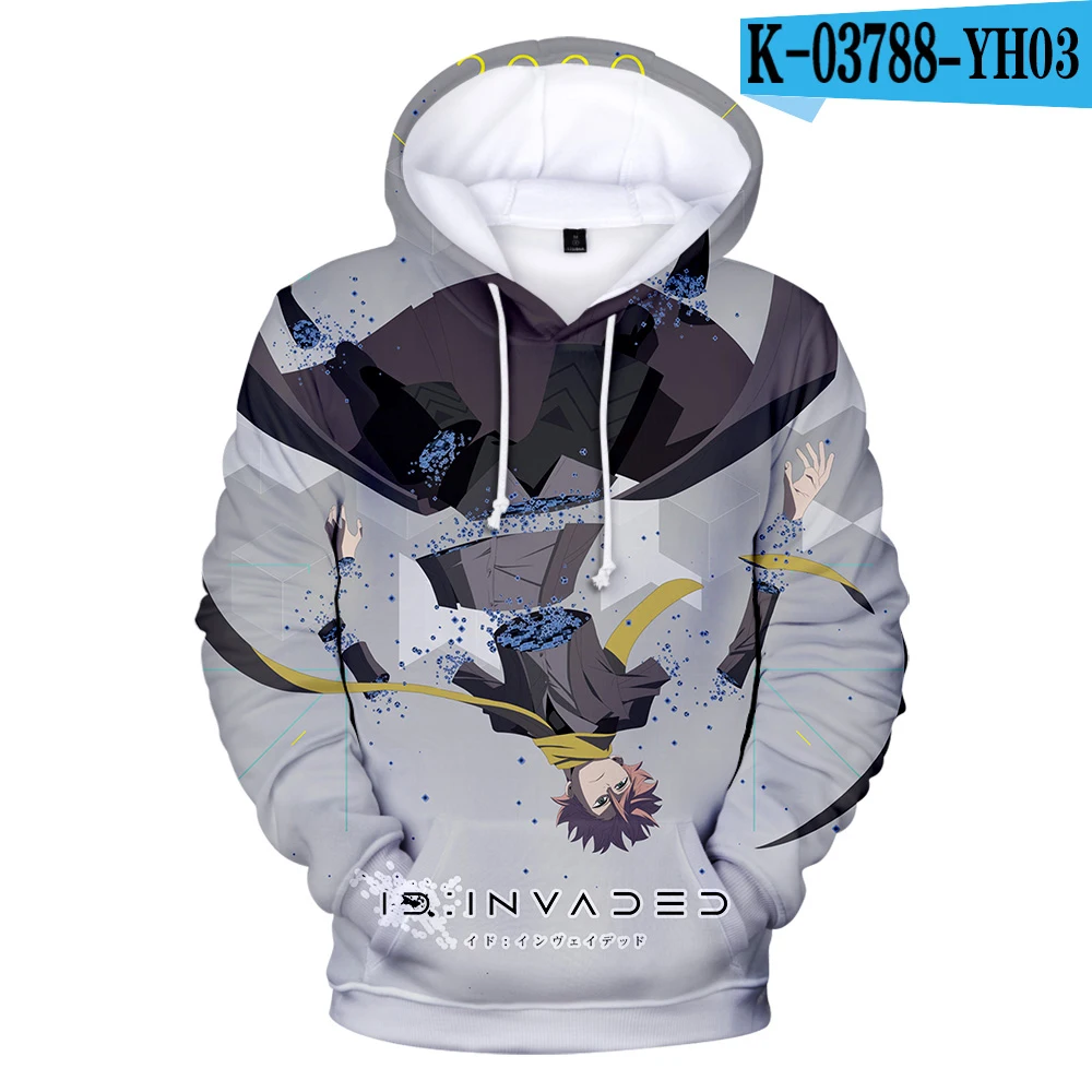 Harajuku Popular Youthful Arrival INVADED 3D print Hoodies Sweatshirts Men/Women Sweatshirt Casual Long Sleeve Pullovers