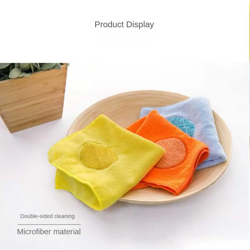 10/30/50PCS Superfine Fiber Pot Brush Housework Household Cleaning Tools Cleaning Scrubbing Cloth Modern Minimalist