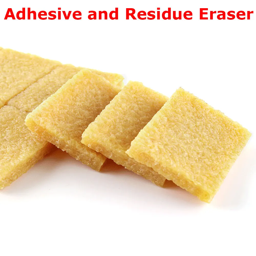 

Glue and Residual Eraser Rubber Cleaning Eraser 2pcs/set for Removing Glue Tape Adhesive Household Cleaning Tools Artifact