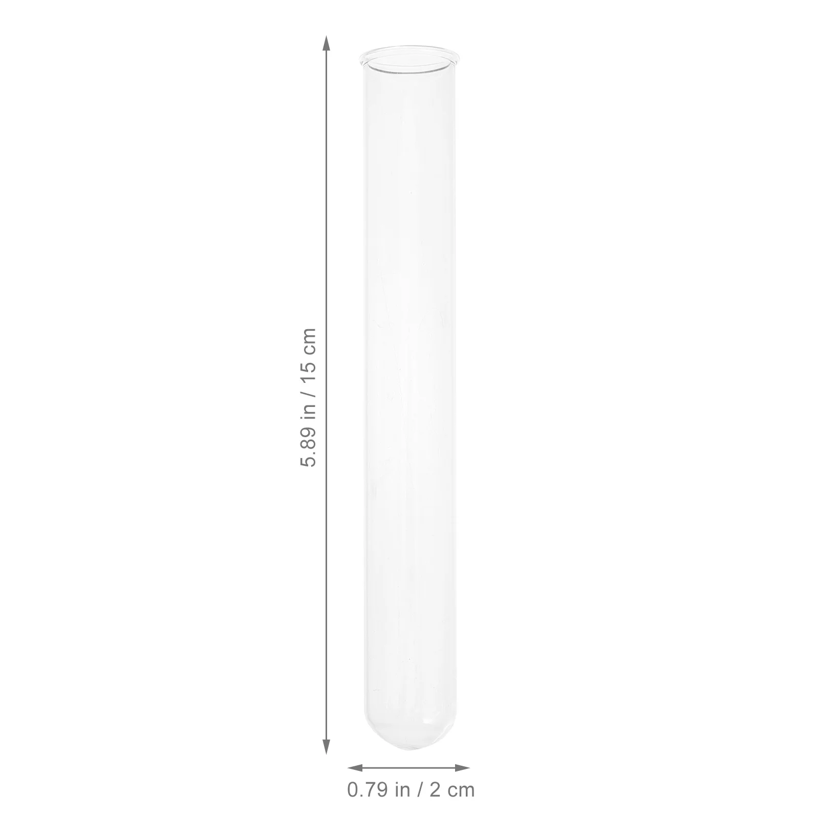 

10Pcs Transparent Glass Test Edge Scientific Experiment Bottle Laboratory Supplies Clear Professional Liquid Container