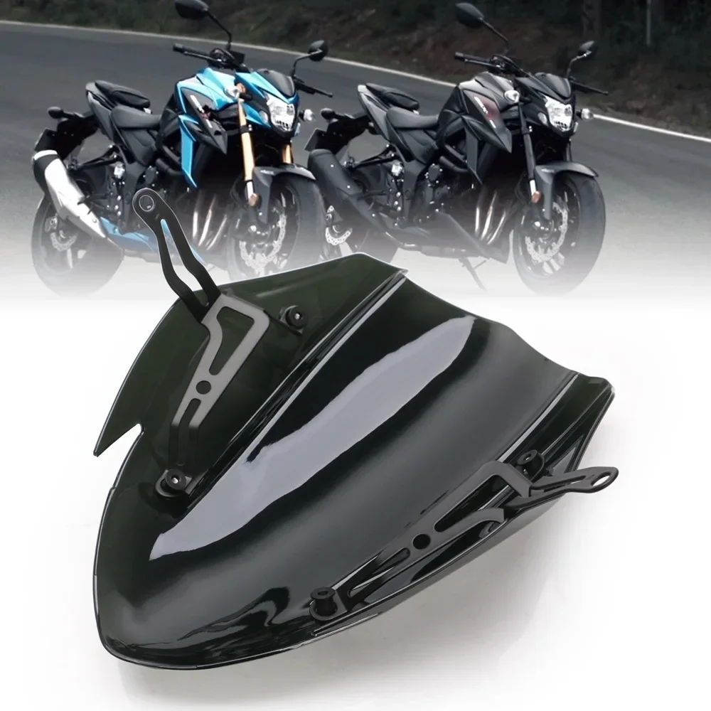 Motorcycle Windshield Windscreen Wind Deflectors for Suzuki GSX-S750 GSXS750 2017 2018 2019 2020