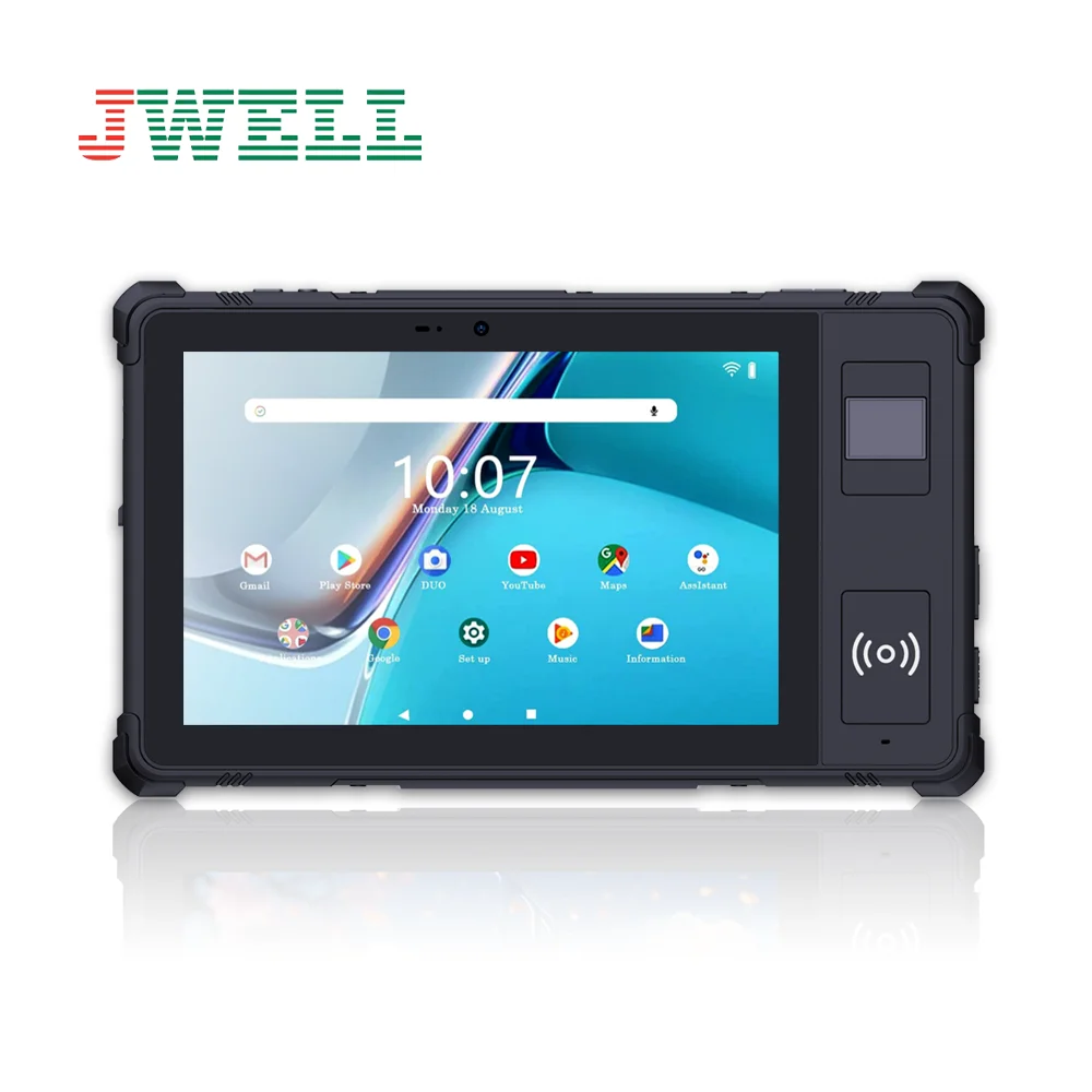 Displiex JW-P8S كمبيوتر لوحي صناعي 8 بوصة HD 500 Nits عرض أندرويد 15 5500 مللي أمبير بطارية متينة IP68 4G شبكة MTK ثماني النواة #3