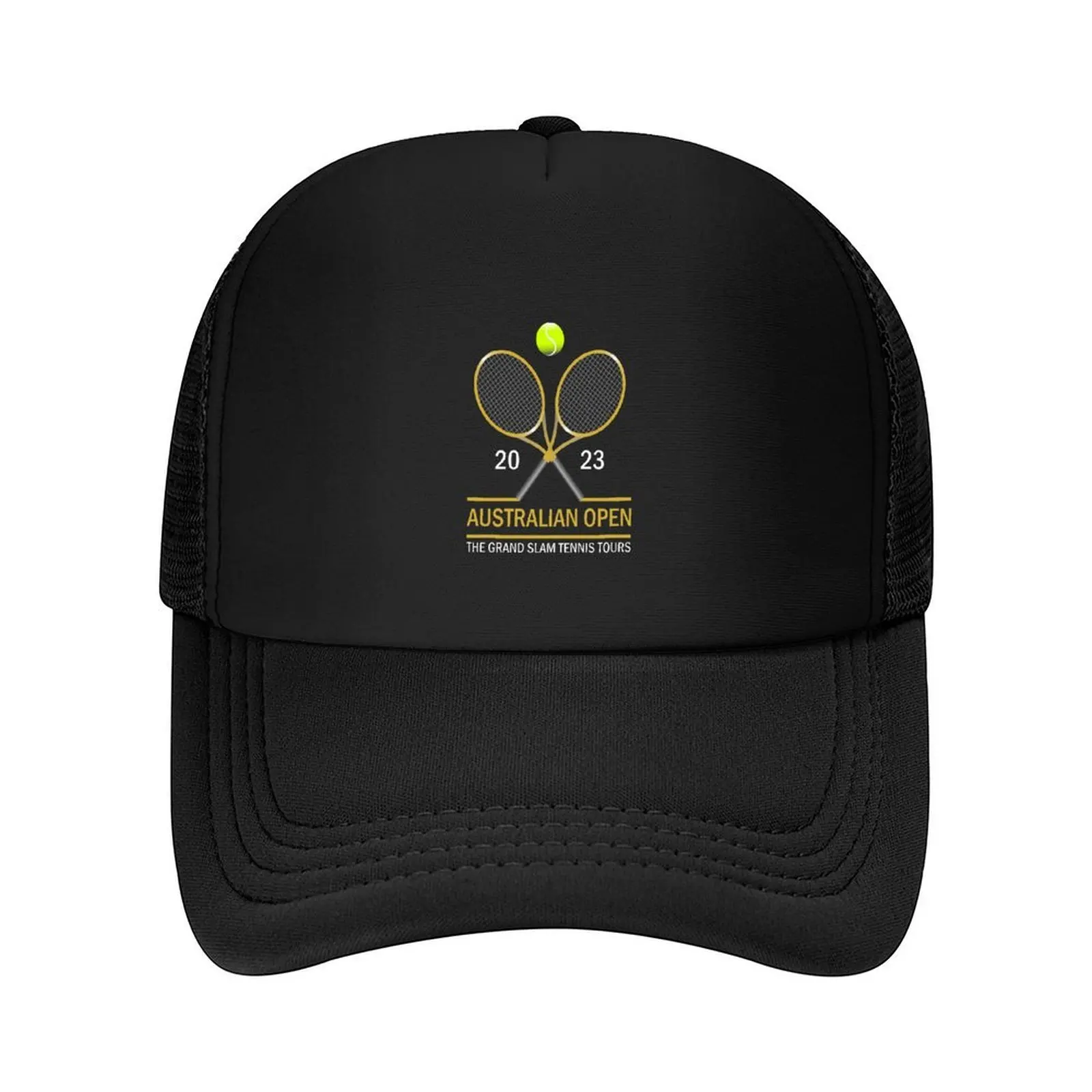

The Grand Slam Tennis Tours - 2023 Australian Open Baseball Cap Trucker Hat black Caps Women Men's