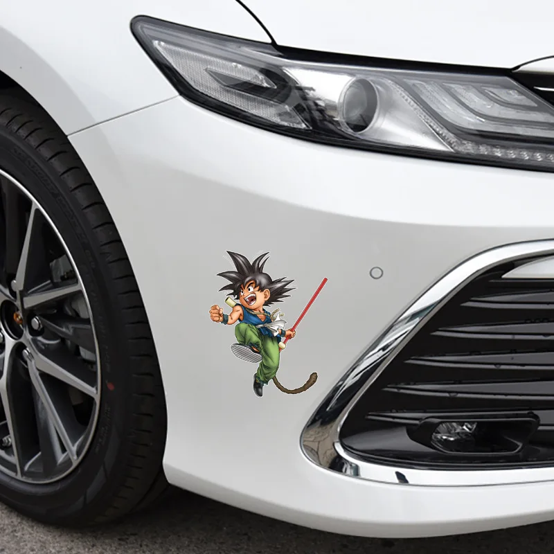 Dragon Ball Car Sticker Anime Somersault Cloud Modification Sticker Son Goku Vegeta IV Body Sticker Children\'s Birthday Toy Gift