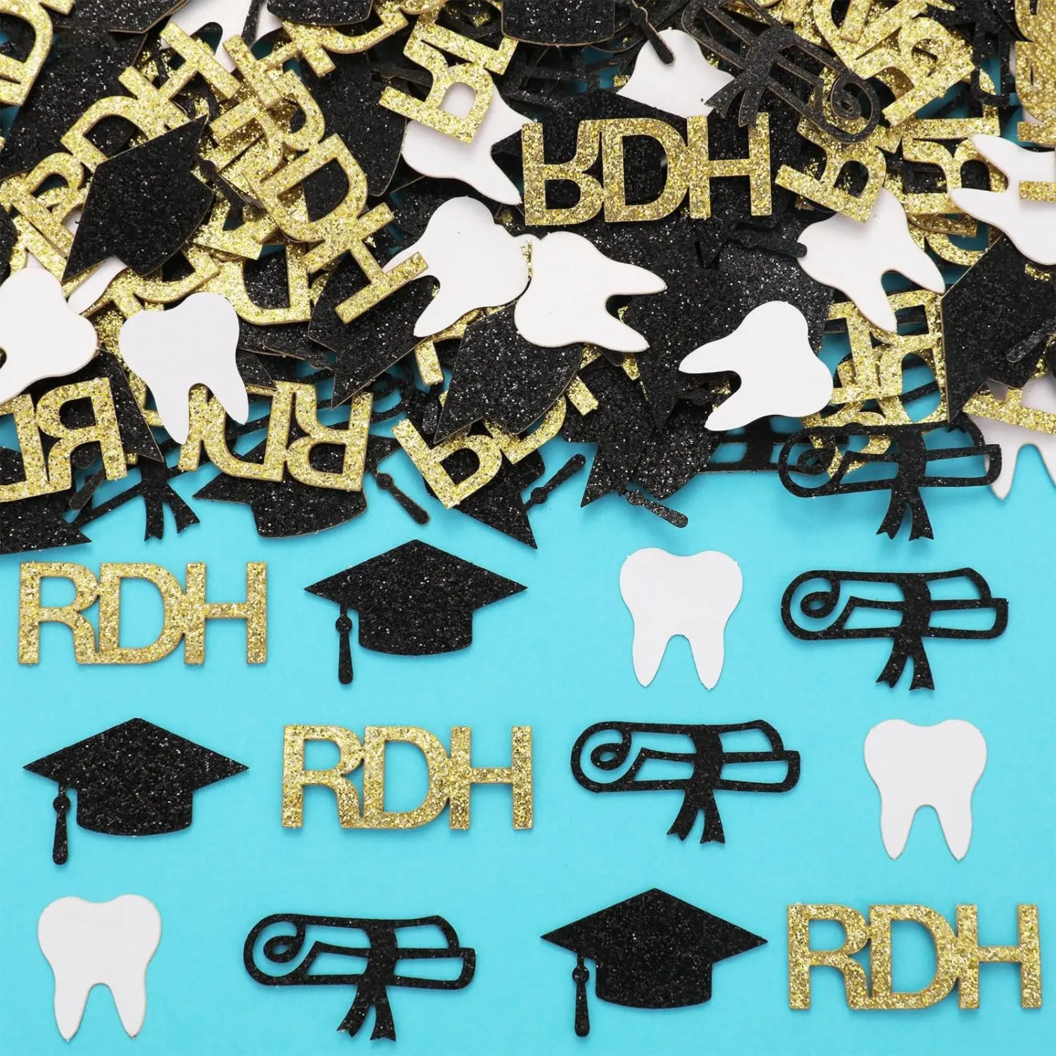 

Dentist Graduation Decor 200pcs RDH Party Confetti for Table Congrats Dental School Hygiene Doctor Medical Graduation Party