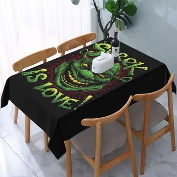 Custom Rectangular Disney Cartoon Shrek Tablecloth Fit 40"-44" Elastic Edge Table Cloth American Animation Table Cover