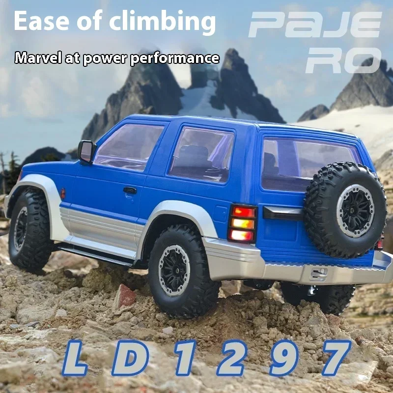 1/14 Ld1297 Pajero Rc Remote Controlled Vehicle With Illuminated Four Wheel Drive Off Road Vehicle Simulation Model Toy Gif