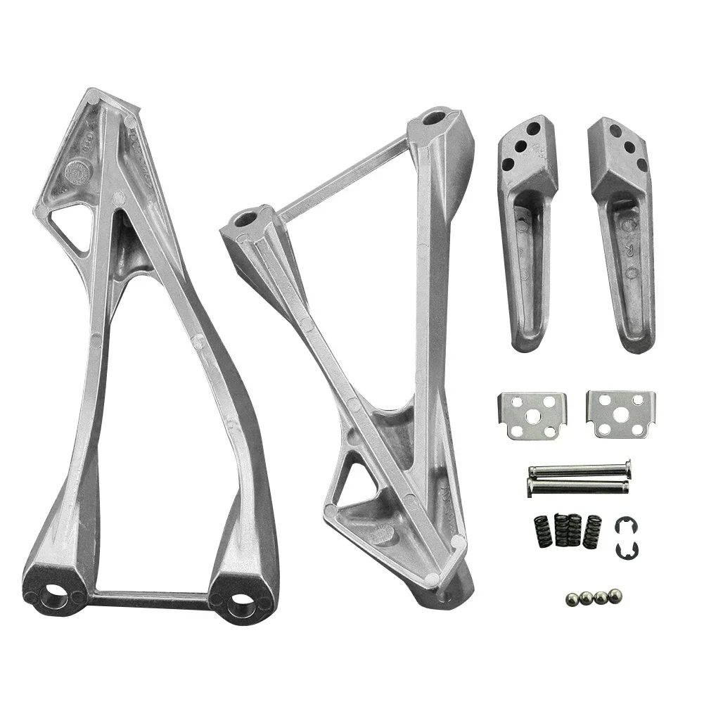 

ZX6R Motorcycle Footpegs Footrest Aluminum Rear Passenger Foot Pegs Brackets Kit for KAWASAKI ZX-6R 2005 2006 2007 2008