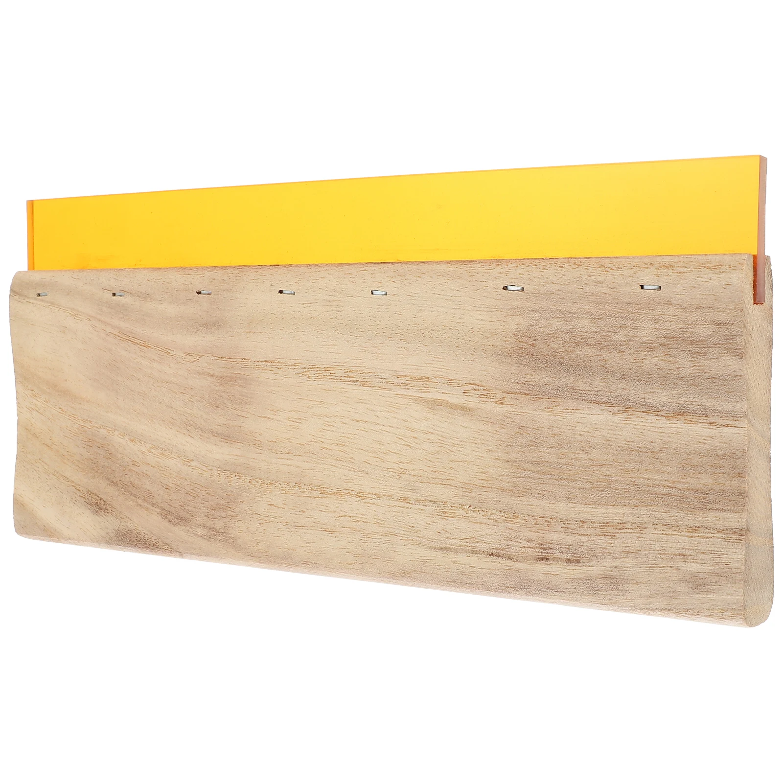 Scrape Screen Printing Knife Supplies Wooden Ink Scraper for Customized Substitute Broken Worn Out Scratch Board Rubber