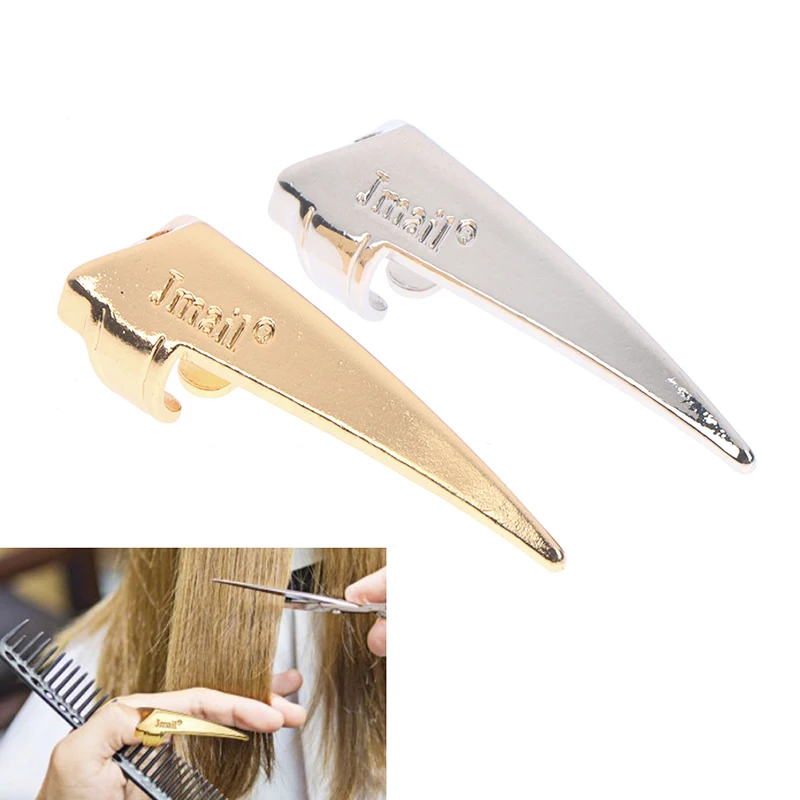 

Metal Parting Finger Tip Ring Hair Sectioning Comb Hair Braiding Weaving Curling Hair Selecting Tool