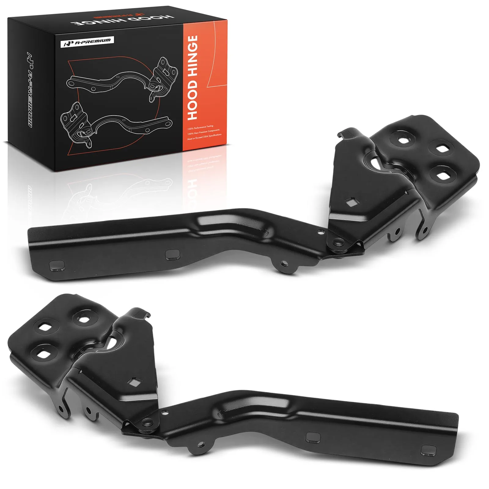 A-Premium Pair Front Driver & Passenger Side Hood Hinge for Volkswagen Touareg 2011-2017