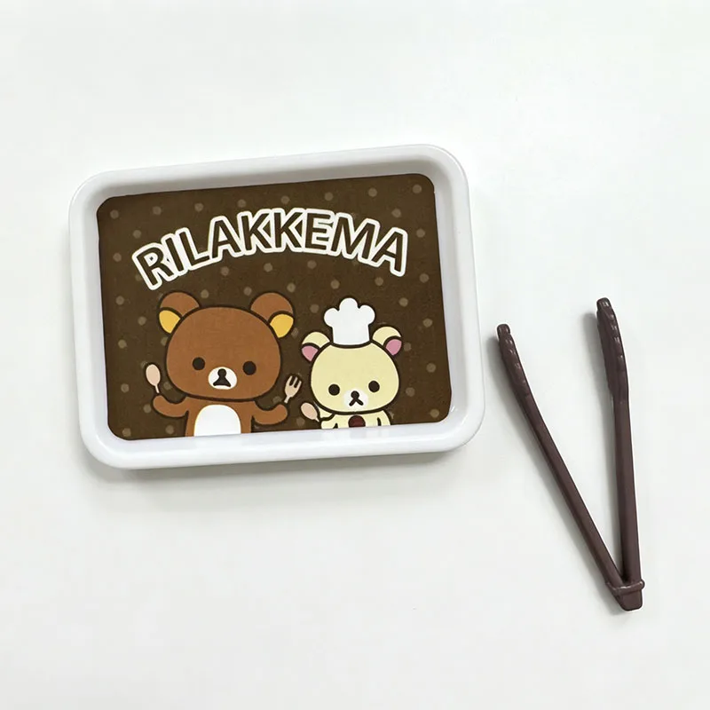 Miniature Mini Simulation Tray Dinner Plate Bread Clip Toy Home Decoration Ornament For Hobby Collection view 6