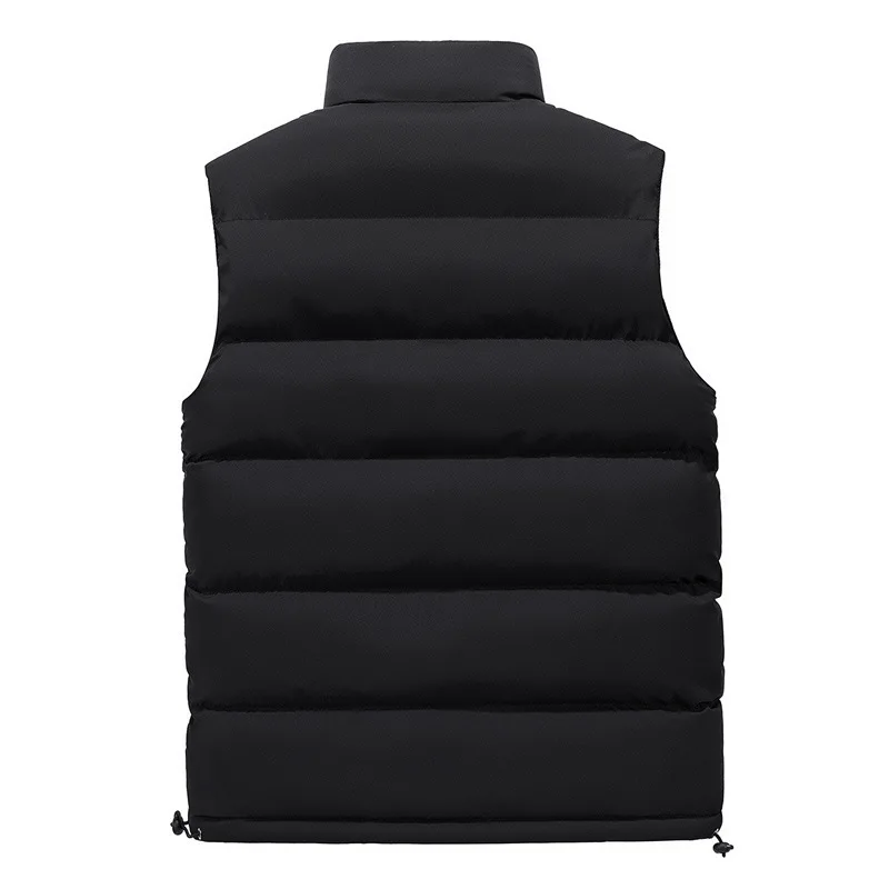 

Men's Casual Fce Lined down Vest Warm Comfortable Autumn Winter Home Wear Faion Urban Sle Thiened Stand Collar Vest