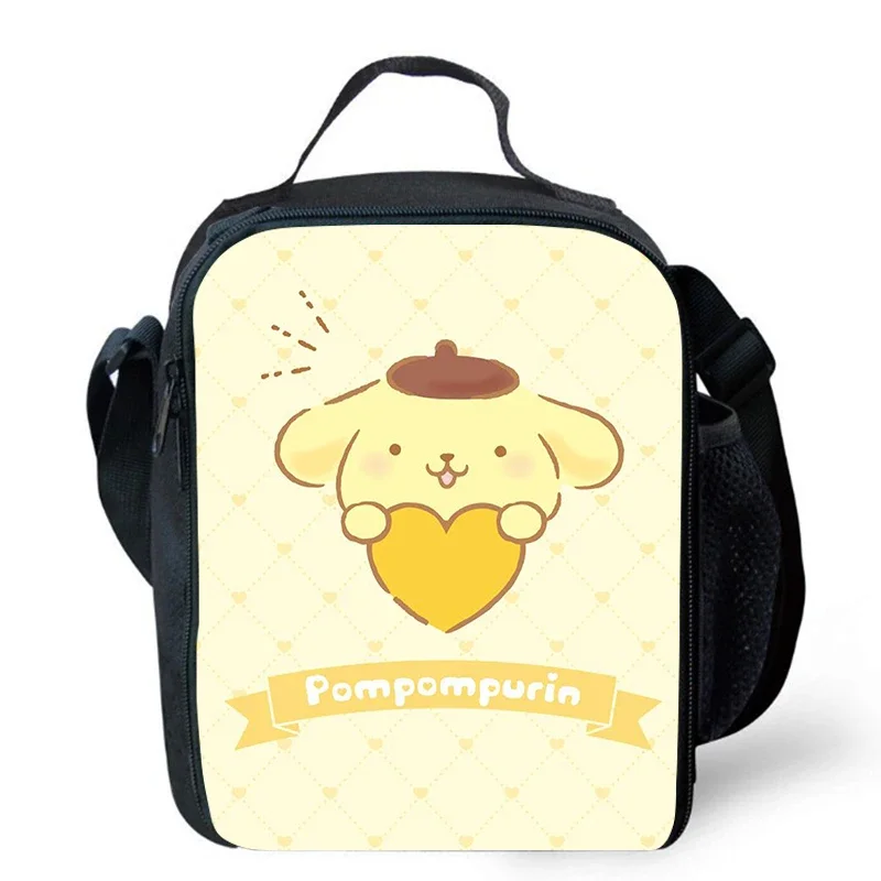 

Сумки для обеда для детей, школьные сумки для пикника с рисунком P-om Pom для девочек и мальчиков, большие детские изоляционные сумки-холодильники для детей от 4 до 10 лет