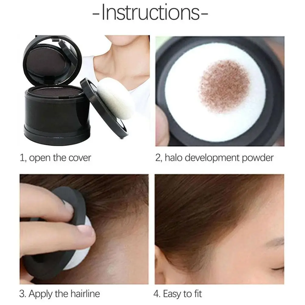 Haar linie Schatten Augenbrauen Puder Toner Schatten Kontrolle Unisex Füllung Reparatur Haars chatten in Concealer Abdeckung Wurzel bis Make-up insta p3d6