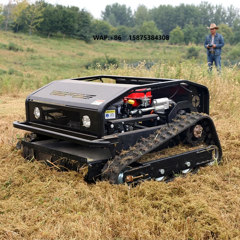 800mm Smart Lawn Mower Crawler Robot Remote Control Lawn Mowers for Golf Course