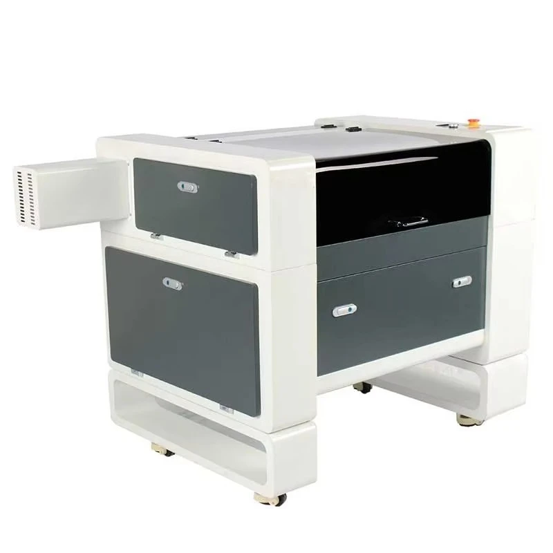 Mini CO2 Cutting Engraving Machine 50W/60W/80W for Wood Acrylic Rubber Leather Manufacture Sales for MDF Plywood Ruida LAS
