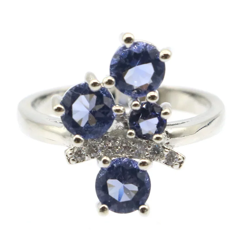 

Buy 3 Get 1 Free 3.5g 925 SOLID STERLING SILVER Rings Swiss Blue Topaz Tanzanite Iolite Purple Amethyst CZ Many Sizes 6-11