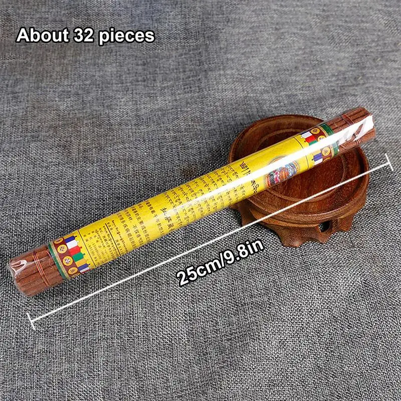 32pcs Potala Tibetan Incense Stick Natural Buddha Incens Handmade Tibetan Medicinal Materials Traditional Meditative Incens