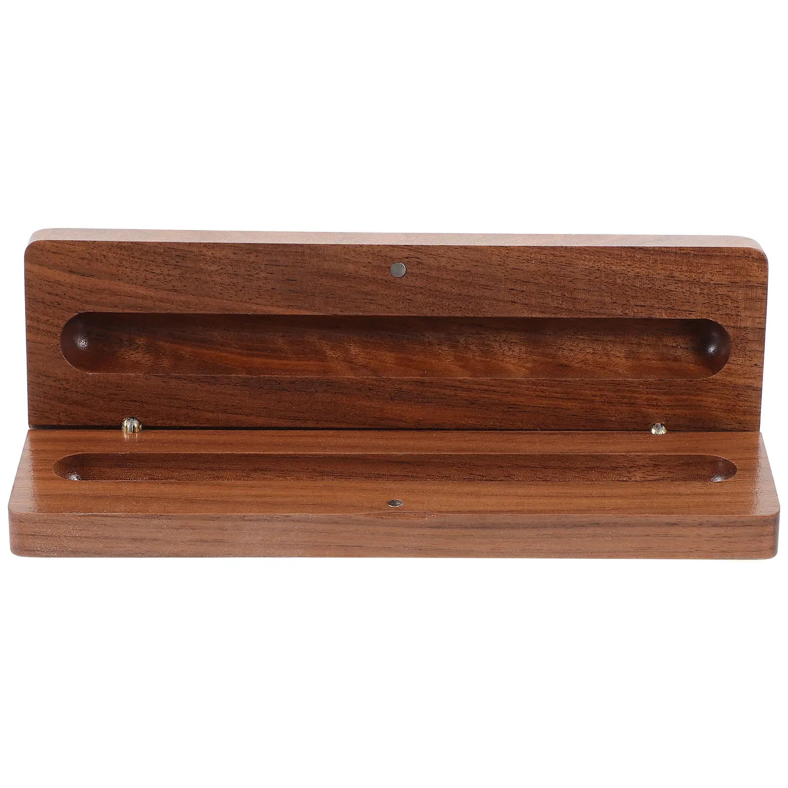 

Single Pen Presentation Case Wooden Gift Box Portable Pen Organizer for Business Office School Use Gift Holding Drawer